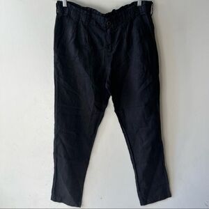 JOHNNY Was Linen‎ Pants Size Medium Black